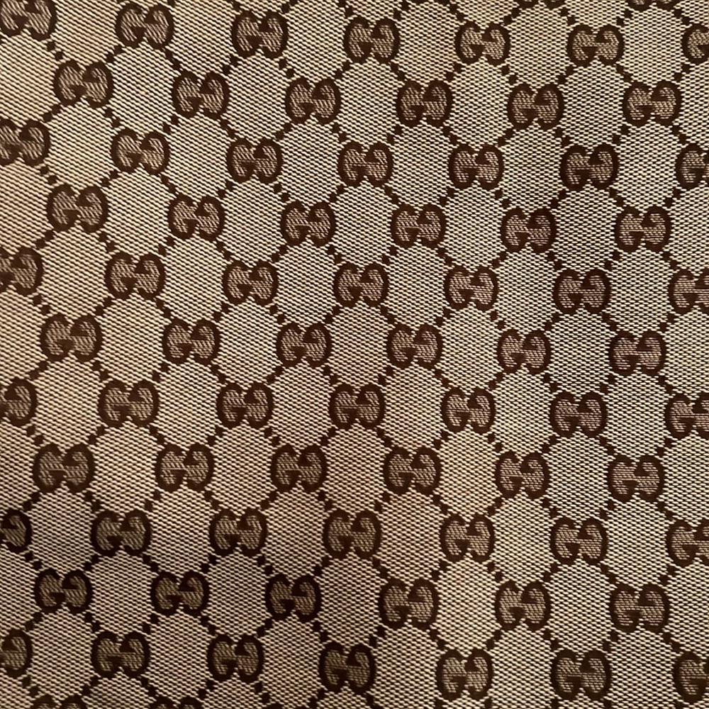 Gucci Beige and Brown Monogram Shoulder Bag - Picture 7 of 11